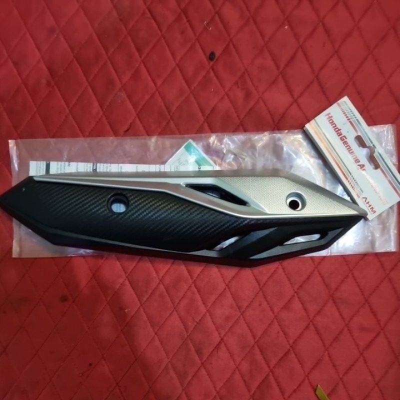 Garnish Muffler Beat Esp ,iss, street K81 Red Thn 2017-2019 ORIGINAL AHM