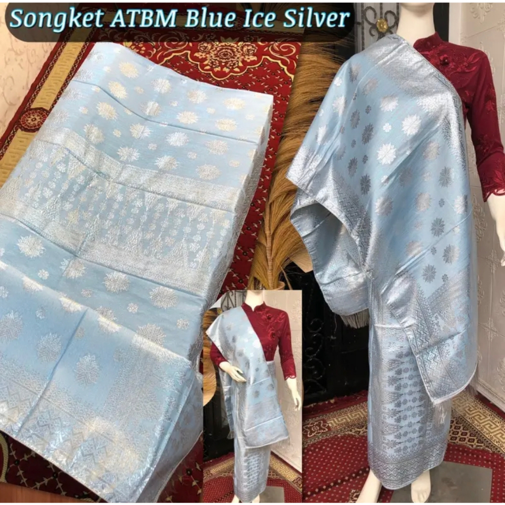 REAL PICT!!! Songket Palembang Tenun ATBM (Alat Tenun Bukan Mesin) || Berbagai Macam Warna dan Motif AC || Instan dan Bisa Bayar di Tempat Songlet Tenun Premium ~ DVN STYLE