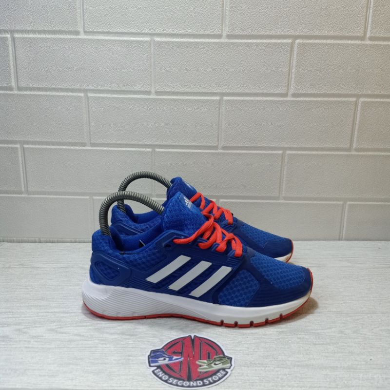 Sepatu Wanita Sneakers Keren Adidas Duramo 8 Junior Biru Original