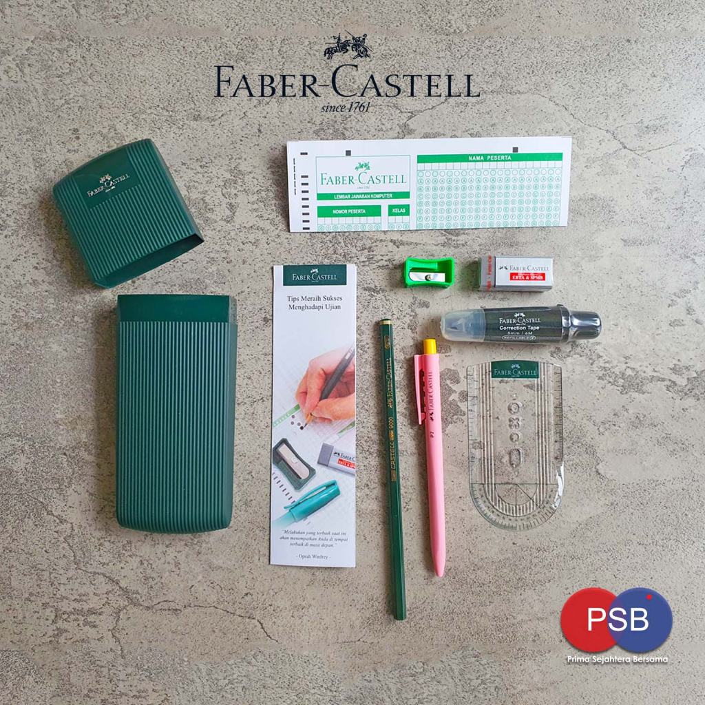 

Paket Ujian Mantap Faber Castell / Exam Set Mantap Faber Castell