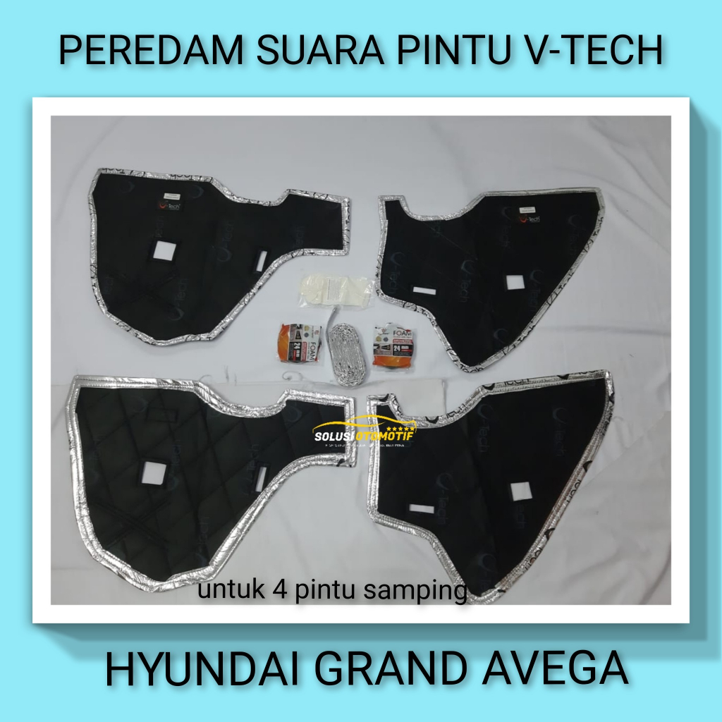 HYUNDAI GRAND AVEGA 2011 Peredam Suara Pintu Aksesoris Mobil VTECH Ori