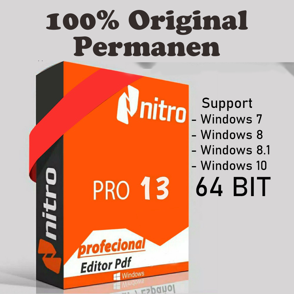 Nitro Pro 13 Nitro PDF Pro Lifetime FULL PERMANEN BERGARANSI - PDF EDITOR