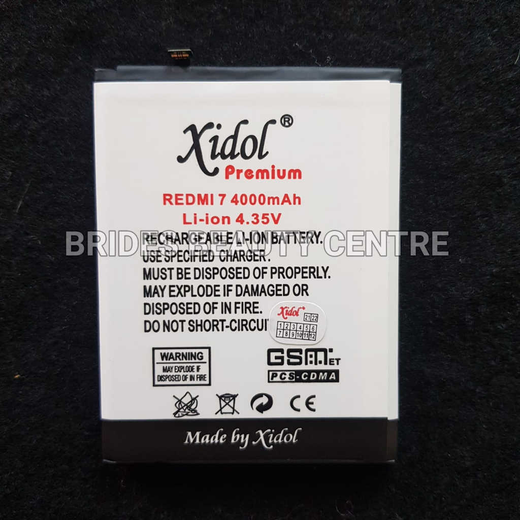BATERAI IDOL XIDOL XIAOMI REDMI 7 BN 46 BATRE BATTERY PREMIUM MURAH LITHIUM ION BAGUS AWET