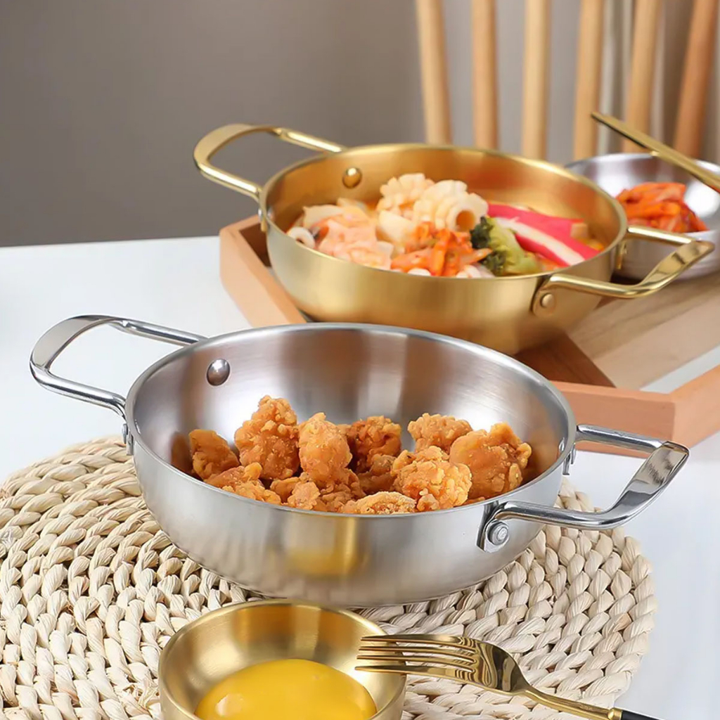 Nexxio Panci Ramen korea / Panci Noodle Korean Stainless / Panci Ramen Gold / Panci Ramyun KoreaPremium / Korea Noodle Pot Gold