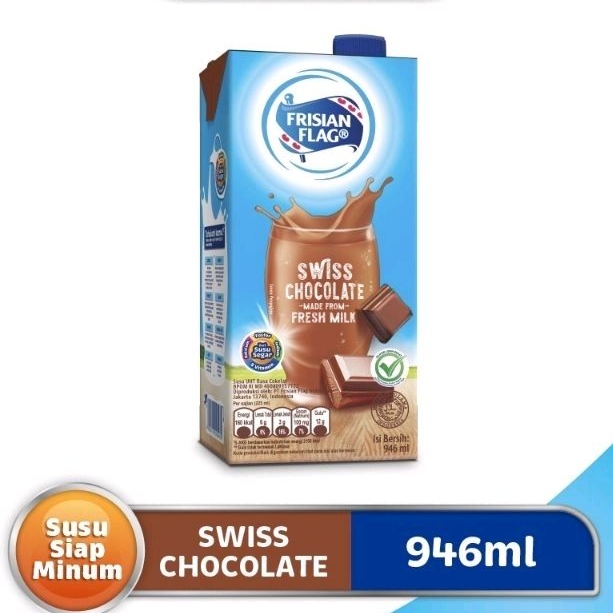 

Frisian Flag Uht coklat Swiss 946ml ( 1krtn/12pcs )