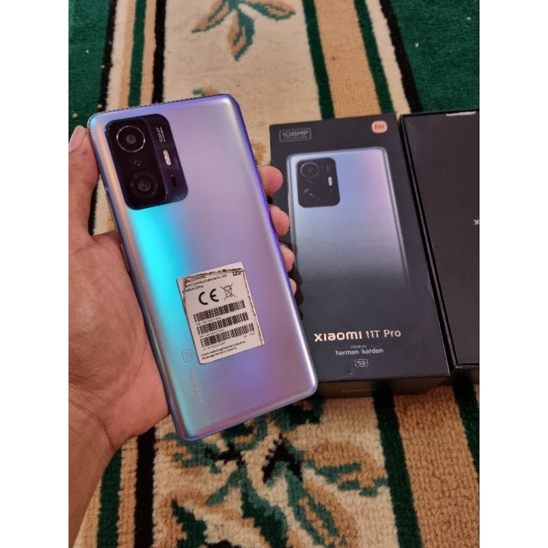 xiaomi 11t pro 5g 12/256 second lengkap mulus