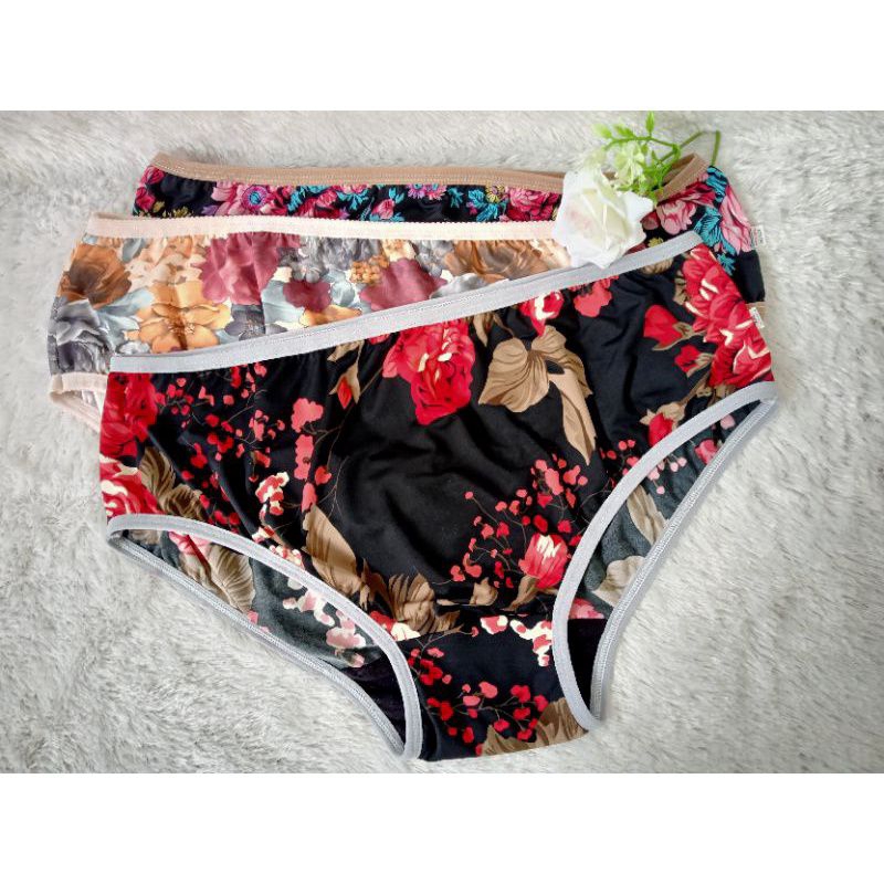 Celana Dalam Jersey CD wanita Dewasa Melar CD wanita Motif M,L,Xl, XXL Murah