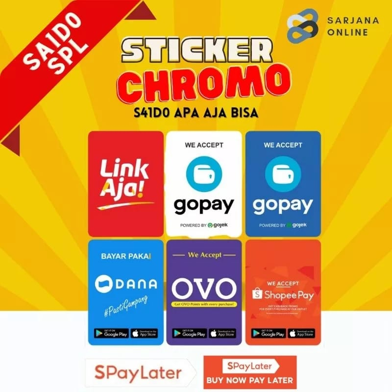 

stiker chromo BISA APA SAJA INSTANT