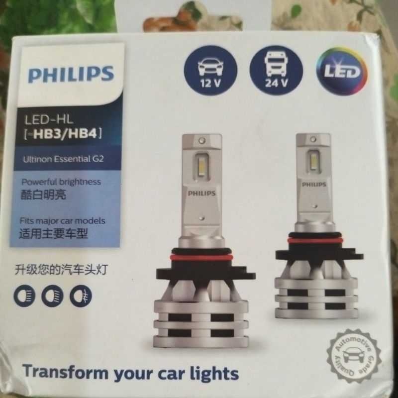 bohlam lampu depan LED Philips HB3