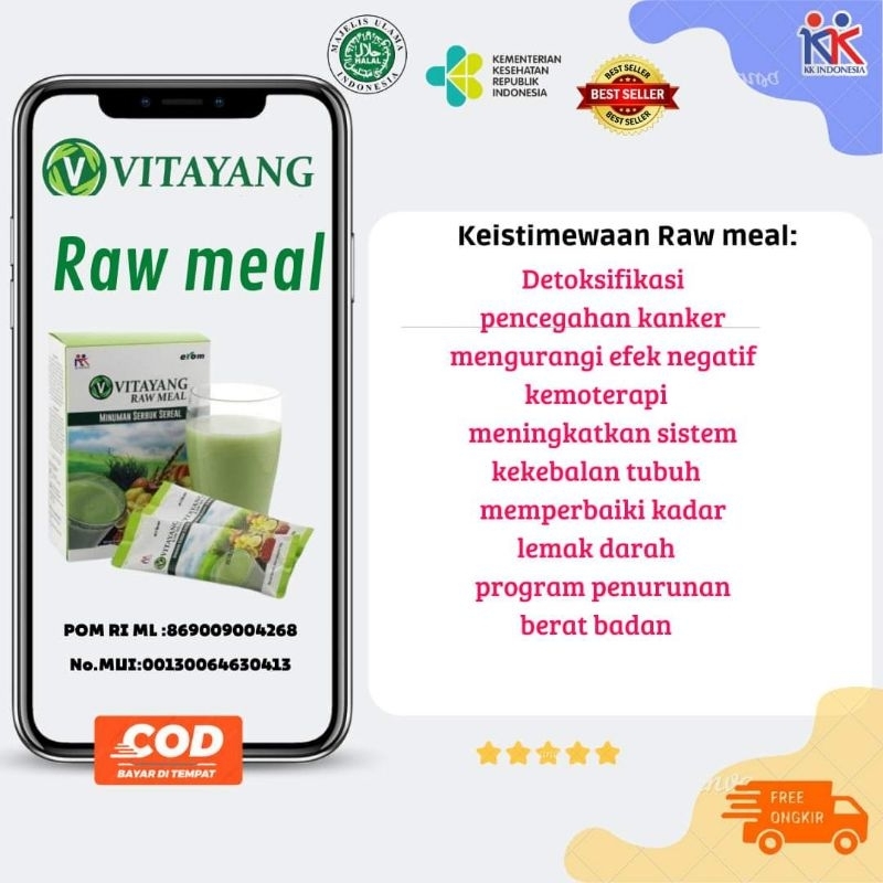 

Vitayang Rawmeal Makanan Sereal Pengganti sarapan pagi/Detok