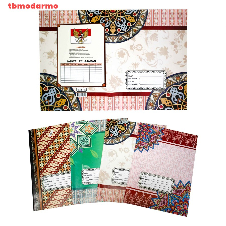 Tbmo VIS-1 Sampul Dst Batik Quarto/Kwarto 85GR / Sampul Buku