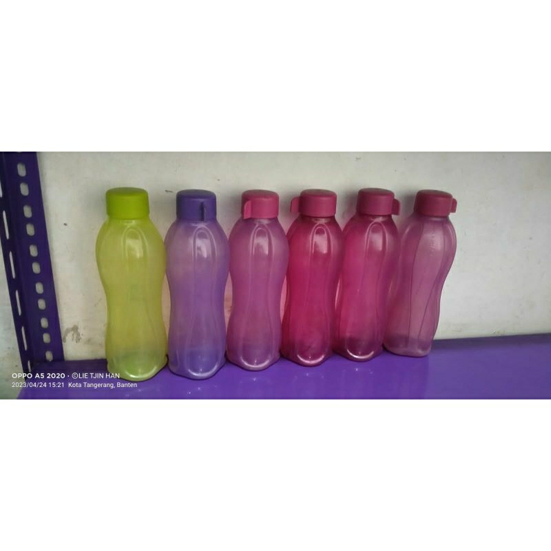 BOTOL 750 ML TUTUP ULIR PRELOVED/BOTOL TUPPERWARE MURAH