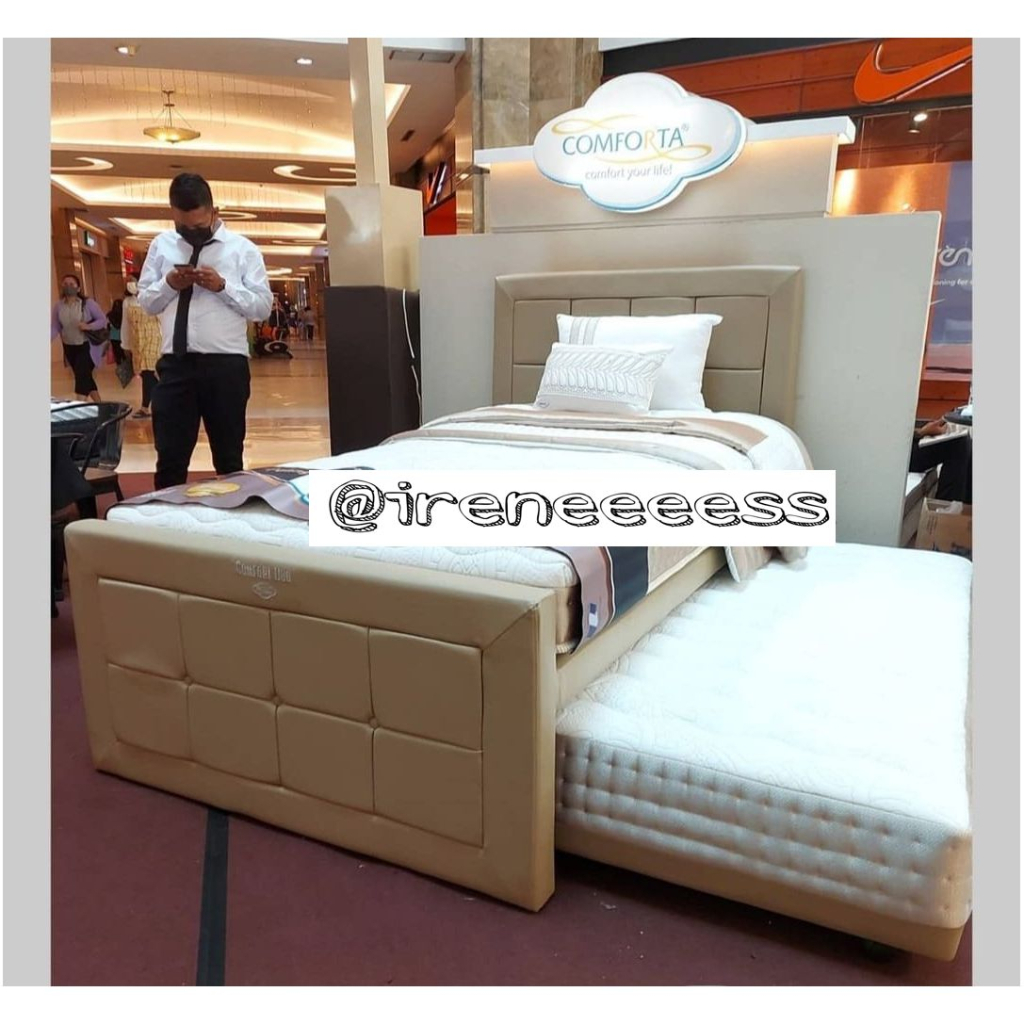 COMFORTA COMFORT DUO / KASUR 2IN1 SORONG KASUR DORONG ANAK PREMIUM MEWAH
