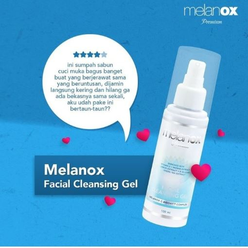 ☘️Yuri Kosmetik☘️Melanox Facial Cleansing Gel 100 ML (Kemasan Baru)