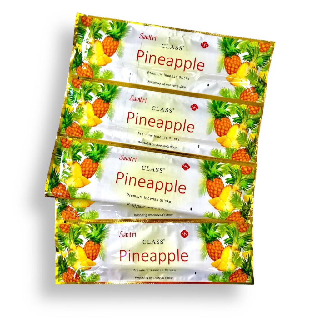 Dupa Renteng Savitri Pineapple Import India 22 cm 1 Bungkus isi 35 Sticks Full Harum Wangi