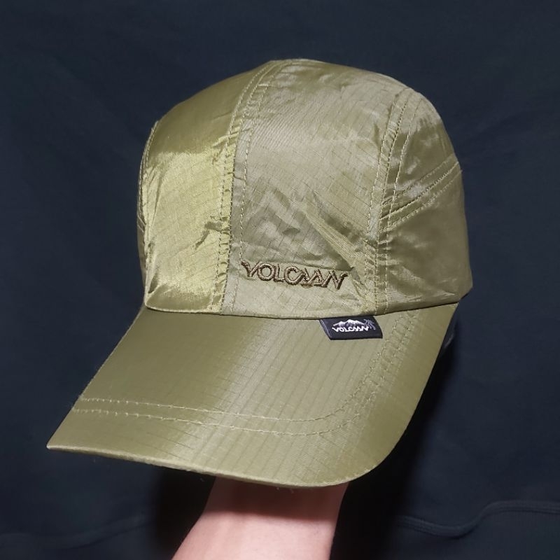 topi sport outdoor VOLCAAN green army velcro original