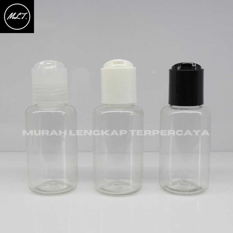 BOTOL PRESSTOP 60ML TUBULAR PRESTOP 60 ML PRESTOP / 70ML PET BENING BOTOL PLASTIK PRESS ON CLEAR HITAM PUTIH WHITE BLACK