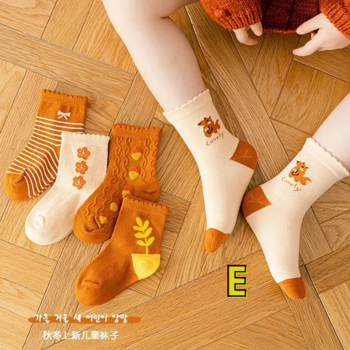 Kaos Kaki Anak Perempuan Sekolah TK SD Motif Beruang Fashion Cewek Socks Kids Terbaru K9A