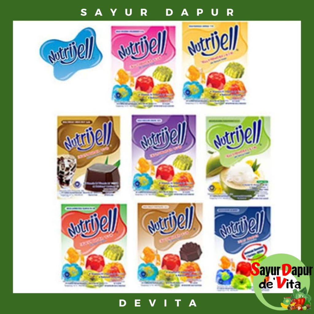 NUTRIJELL JELLY ALL VARIAN 15 GR [ PER SACHET ]