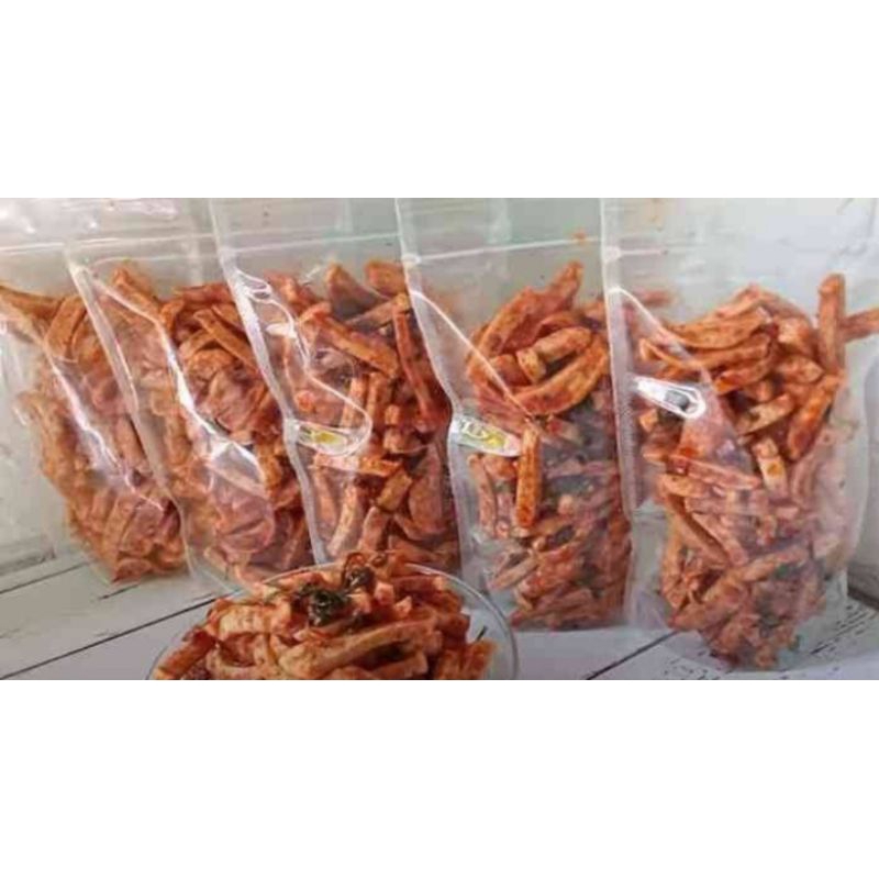 

basreng pedas dgn aroma daun jeruk berat 1kg