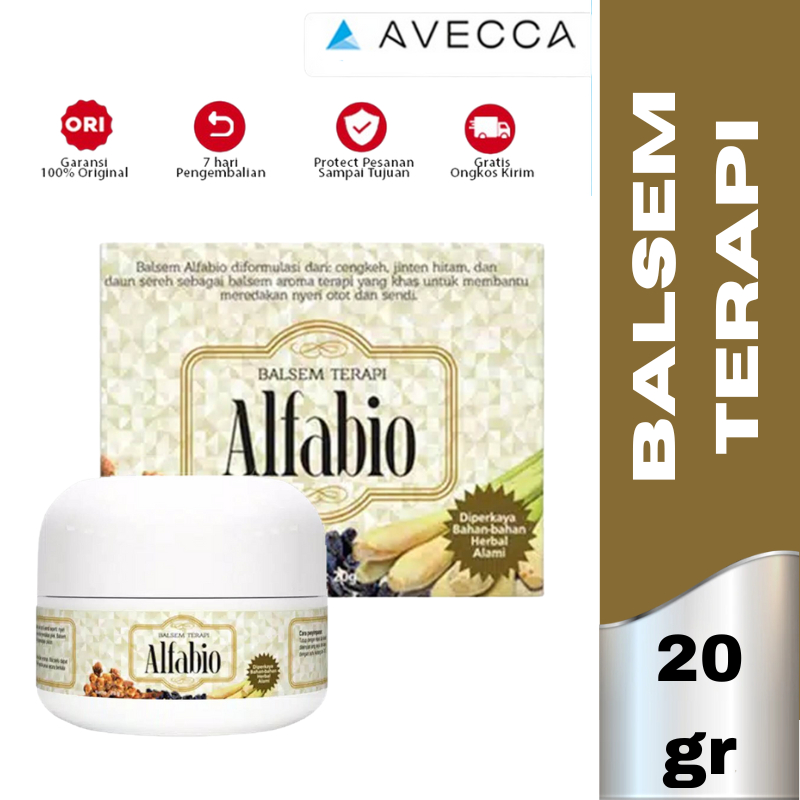 Alfabio Balsem Aromaterapi 20 Gram / Obat Nyeri Otot dan Sendi