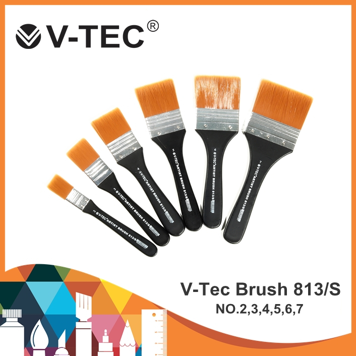 

V-Tec Artist Brush 813/S / Kuas Lukis / Kuas VTEC 813 / V-Tec 813