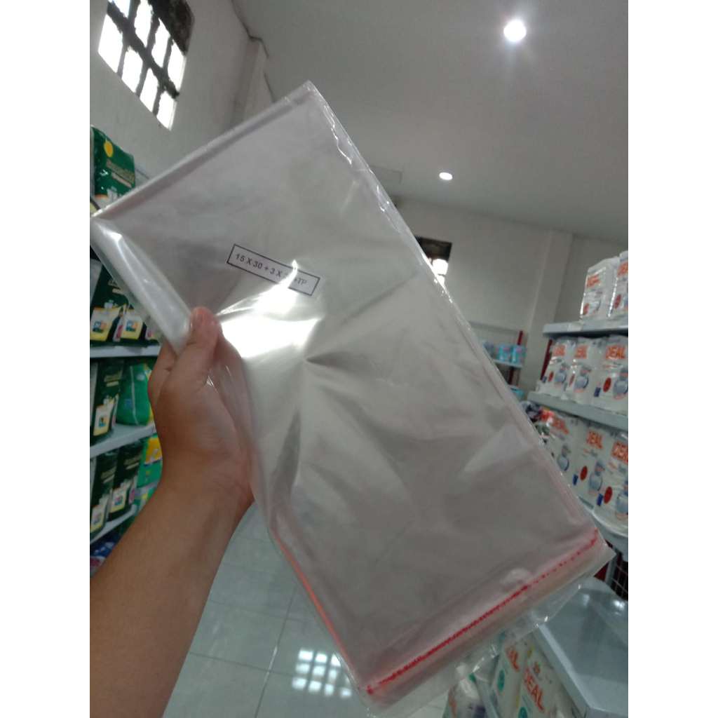 Plastik Opp Ukuran 15x30