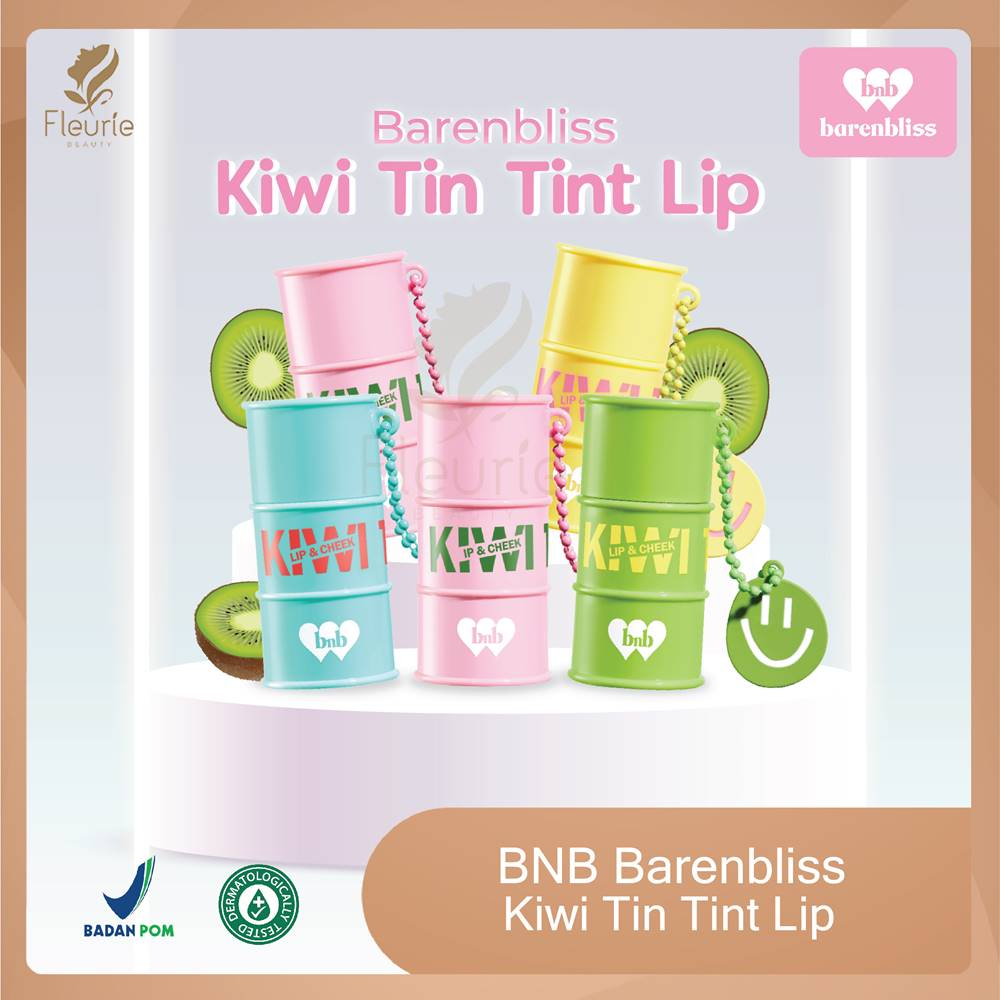 BNB Barenbliss Kiwi Tin Tint Lip - Barenbliss Lip &amp; Cheek Lip Tint BNB Original BPOM