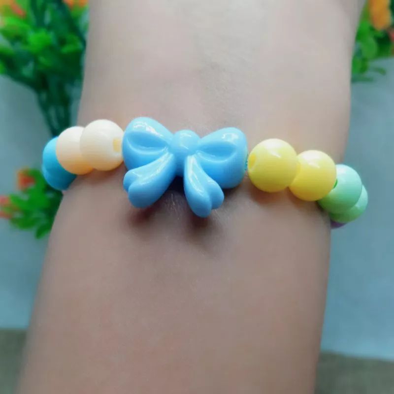 Gelang Anak Simple Gelang Tangan Anak Tali Elastis Gelang Tangan Anak Manik Manik Gelang Aksesoris Gelang Tangan Anak