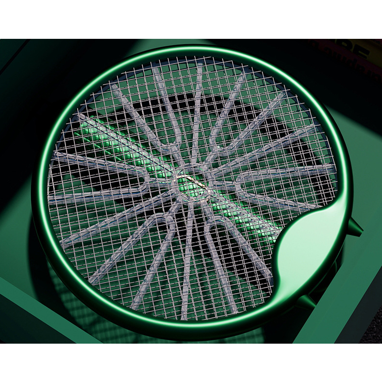 【COD】 Raket Nyamuk Elektrik Insects Killer Stun USB Rechargeable Mosquito Insect Racket Trap 3 In 1
