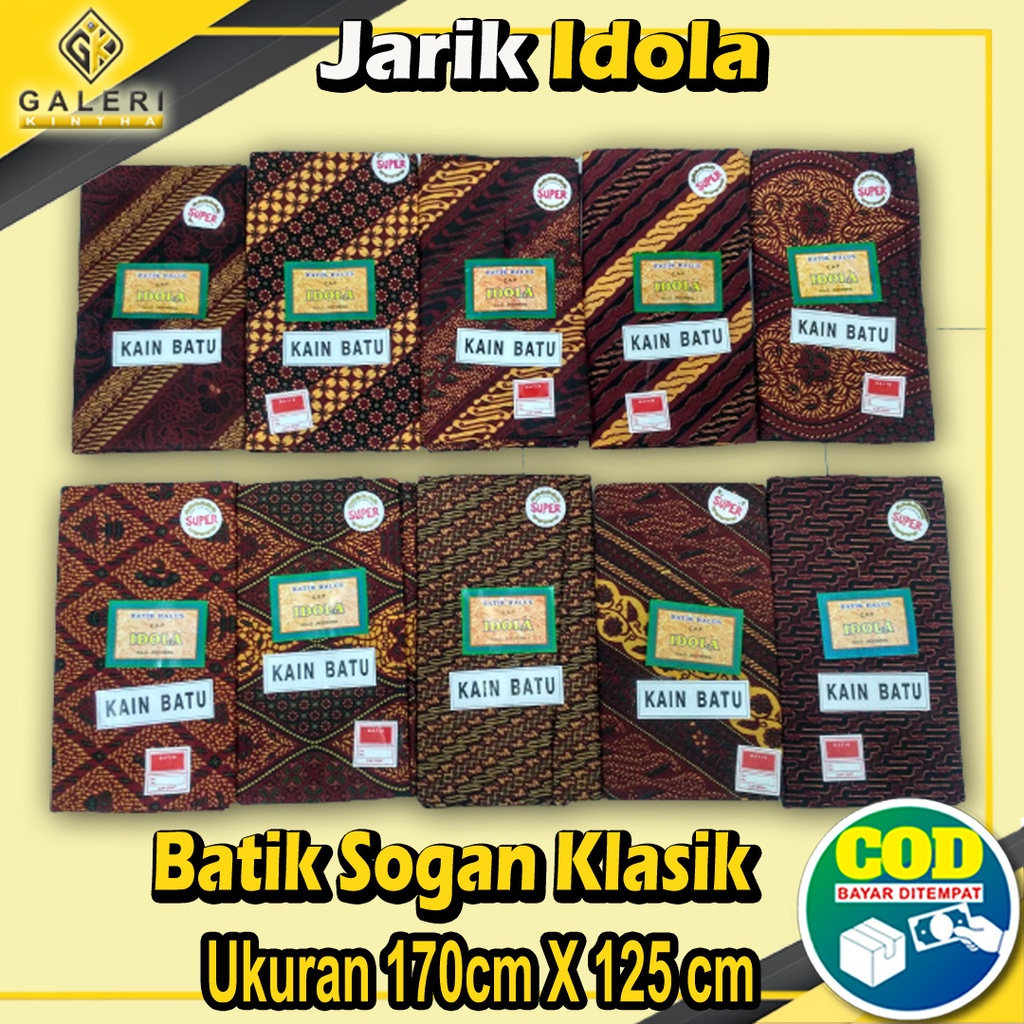 Kain Batik Jarik Idola Halus Panjang Jarit Murah Lawasan Kebaya