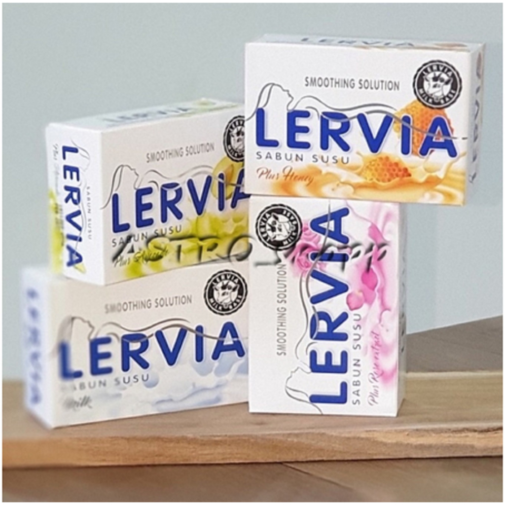 LERVIA SABUN BATANG 90 GRAM / SABUN BATANG LERVIA SABUN MANDI SUSU LERVIA 90 GR