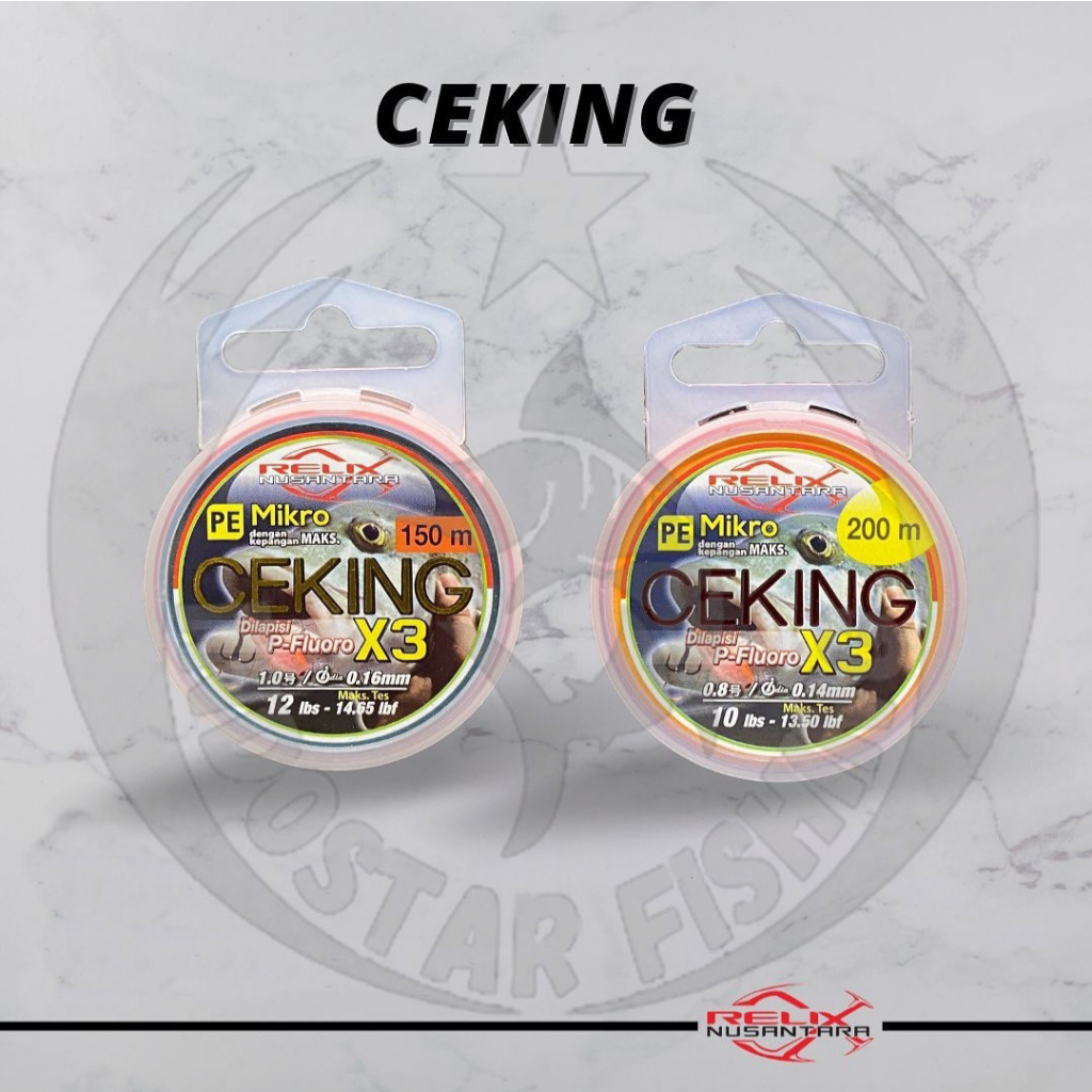New SENAR PANCING MICRO PE CEKING X3 RELIX NUSANTARA