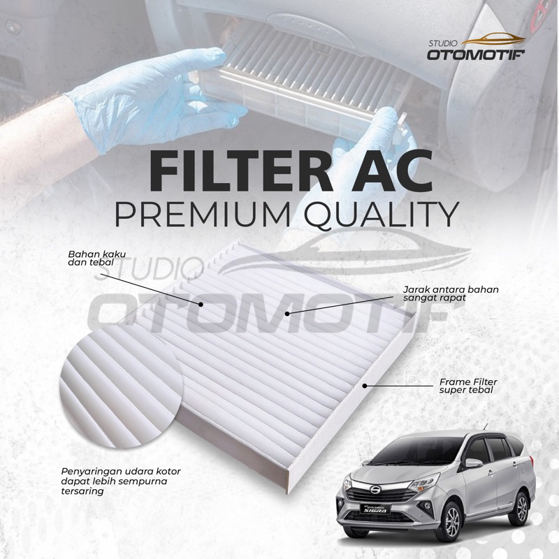 New FILTER AC CALYA SIGRA BZ60 PREMIUM - FILTER KABIN AC CALYA SIGRA New