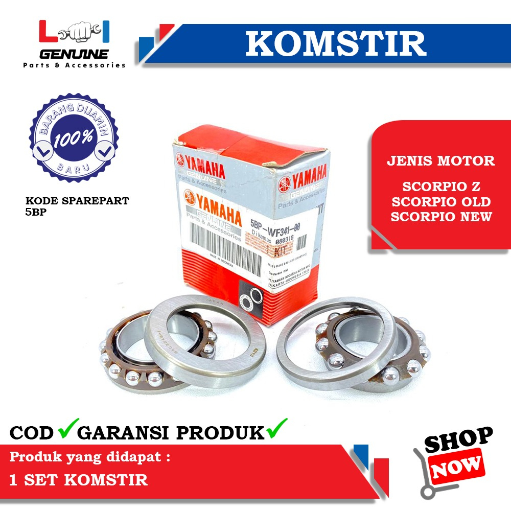 -LOI- COMSTIR KOMSTIR YAMAHA ORIGINAL SCORPIO Z, SCOPRIO OLD, SCOPRIO NEW 5BP