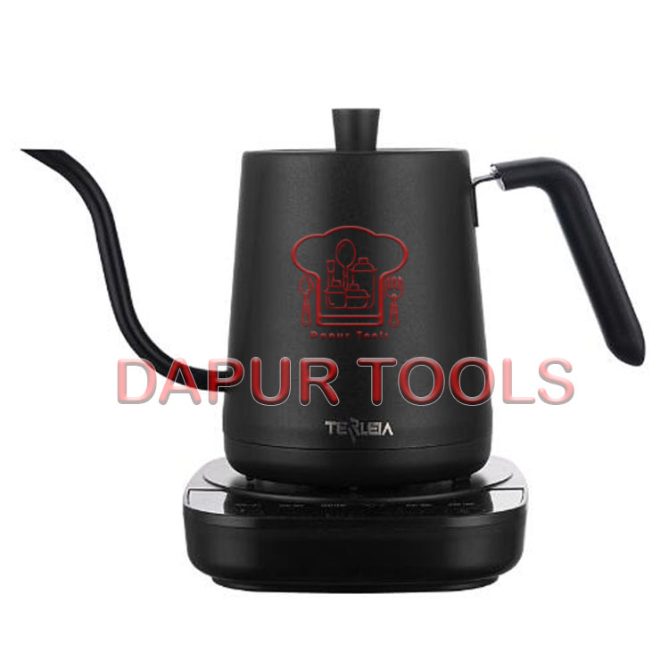 Kettle listrik Teko listrik Electric Gooseneck kettle kopi termometer