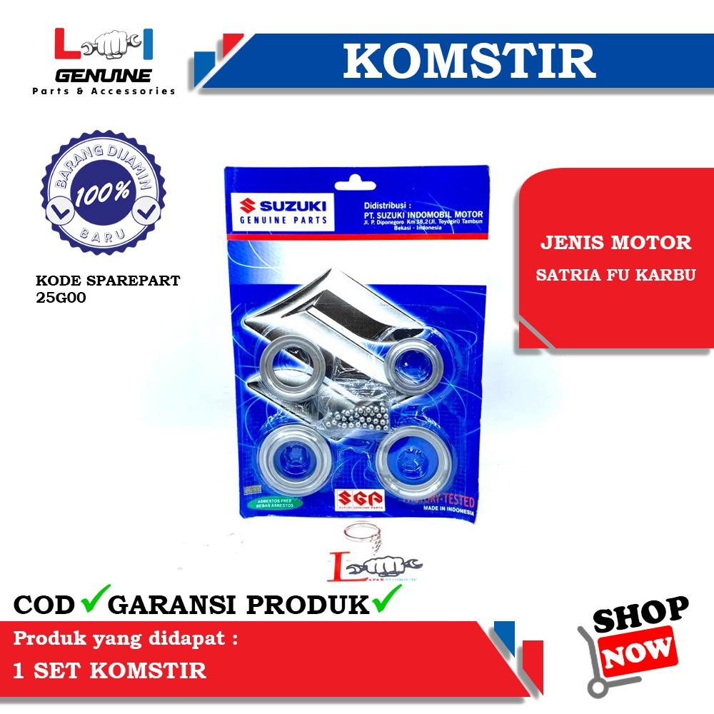 -LOI- COMSTIR KOMSTIR ORIGINAL SUZUKI SATRIA FU 150 KARBU 25G00