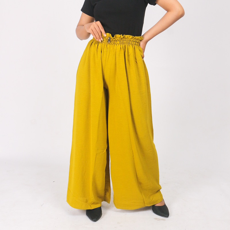 KULOT HIGHWAIST CRINCLE AIRFLOW KANCING 2 | CELANA KULOT CRINKLE AIRFLOW PREMIUM | KULOT BUTTON CRINKLE AIRFLOW JUMBO PREMIUM | CELANA KULOT CRINKLE KANCING VIRAL TERBARU