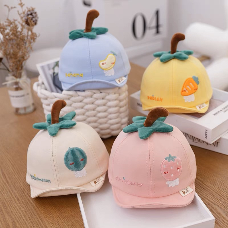 Topi Baseball Anak Bayi Model PLANE Import / Baby Baseball Hat Topi Anak Import  FRUIT SERIES