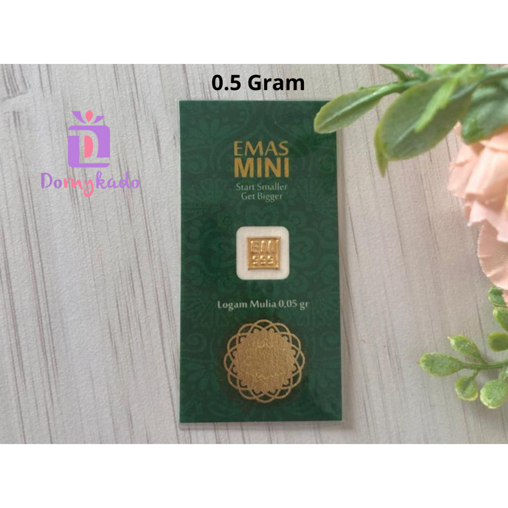 LM EMAS MULIA EMAS MINI 0,025 GRAM - 0,1 GRAM ASLI BERSERTIFIKAT