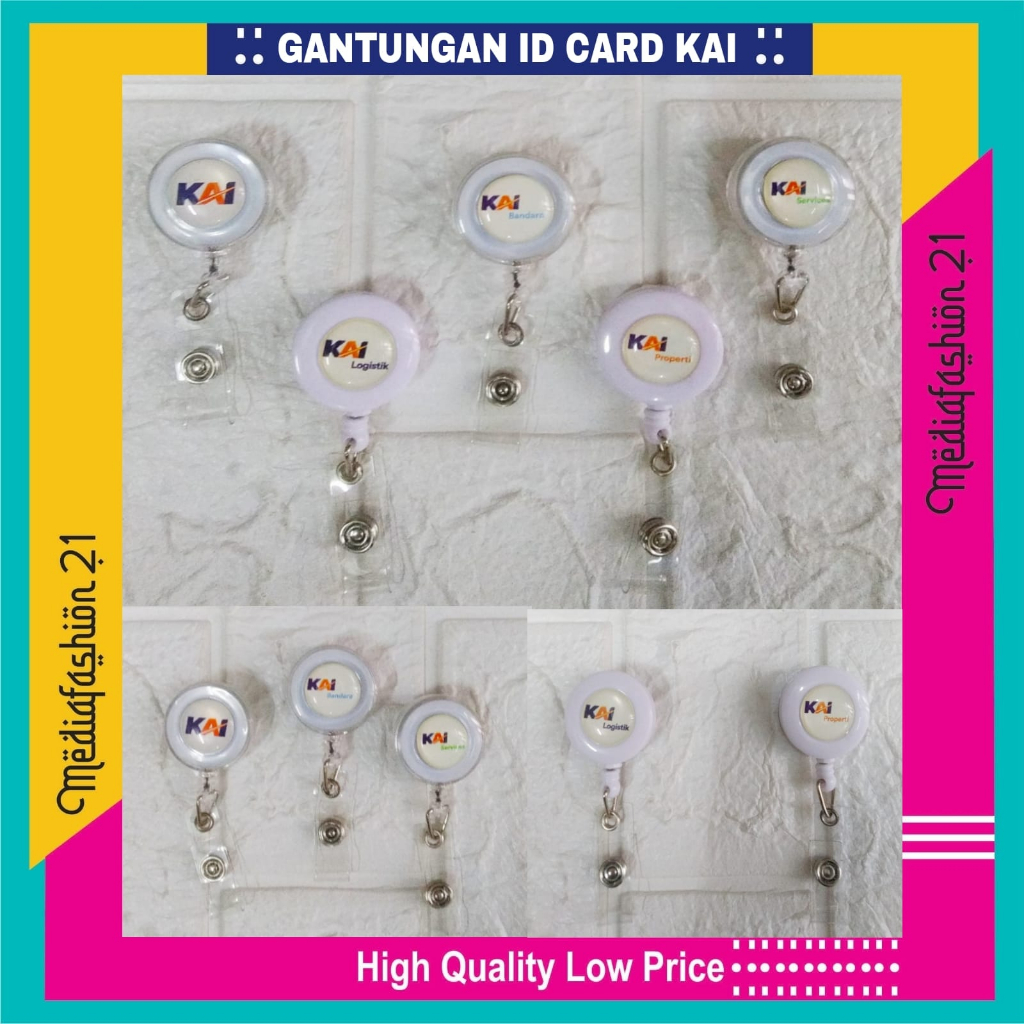 

GANTUNGAN ID CARD YOYO TRANSPARAN DAN DOFF KAI (KERETA API INDONESIA)