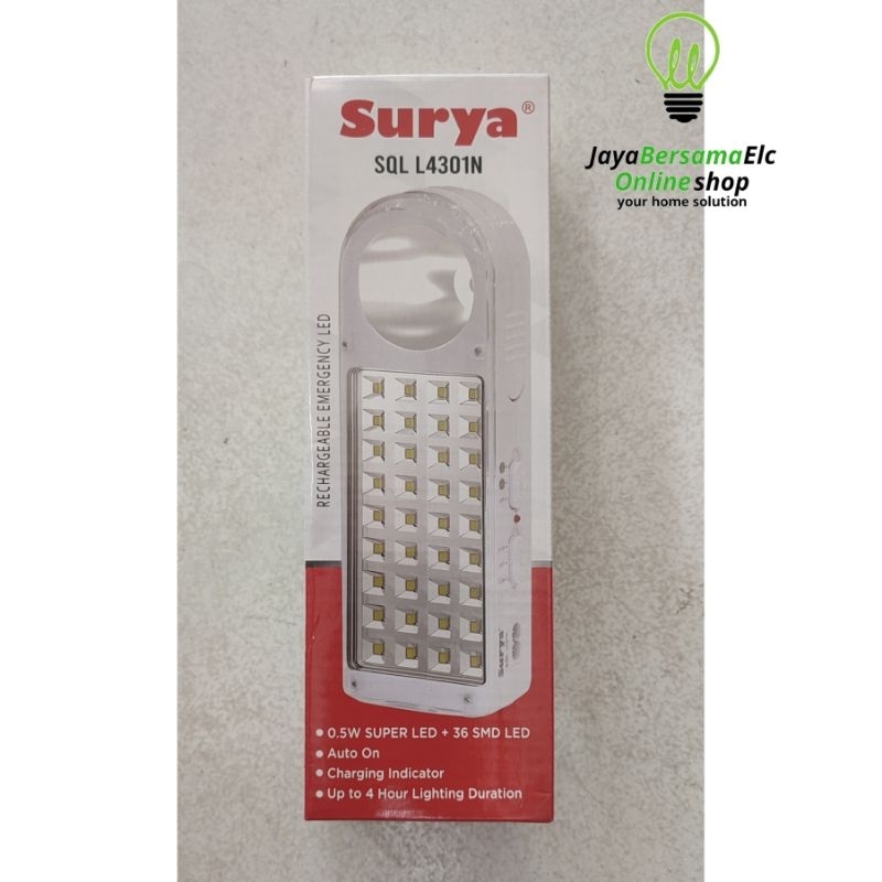 Lampu Emergency / Darurat / Cas Surya SQL L4301N