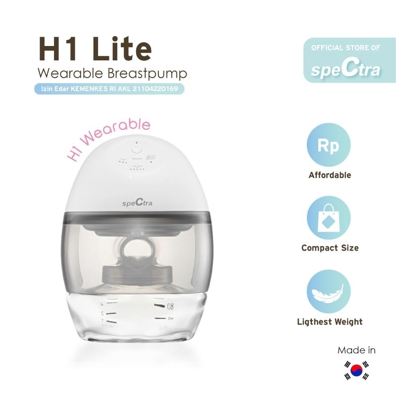 Spectra H1 Lite Breast pump Wearable Electric