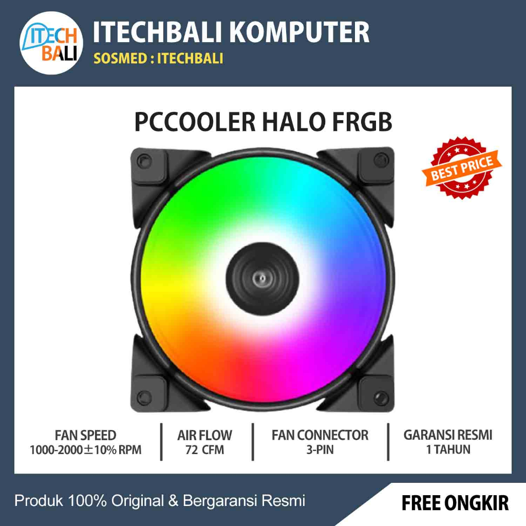 Fan Casing PC COOLER HALO FRGB (Single) | ITECHBALI