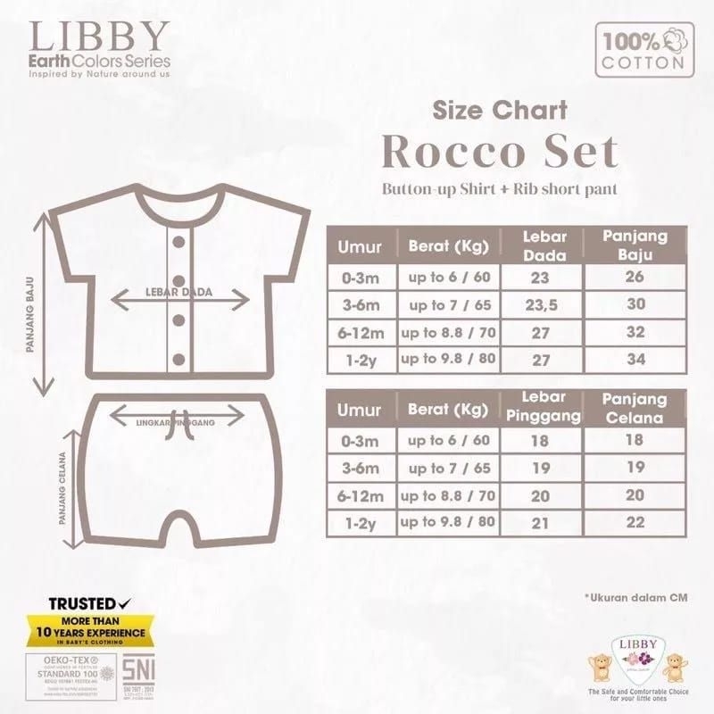 Libby Rocco set pendek