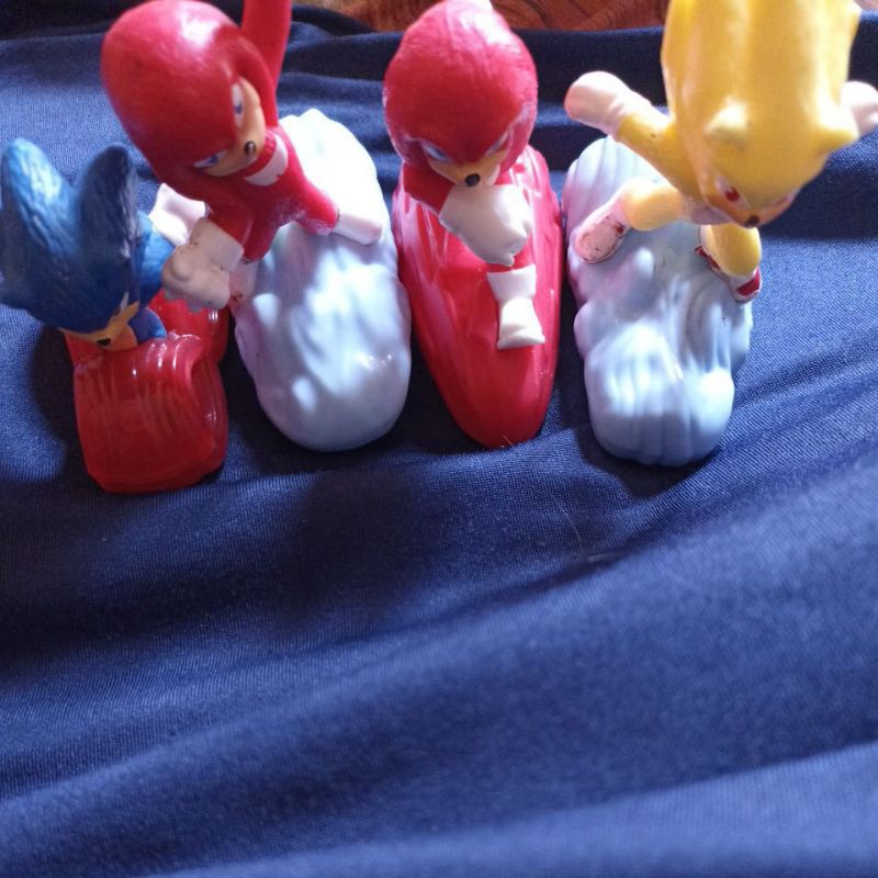 Sonic Action Figure Murah Mainan Anak Laki-laki Mainan Sonik Anak Perempuan Mainan Anak Happy Meal M
