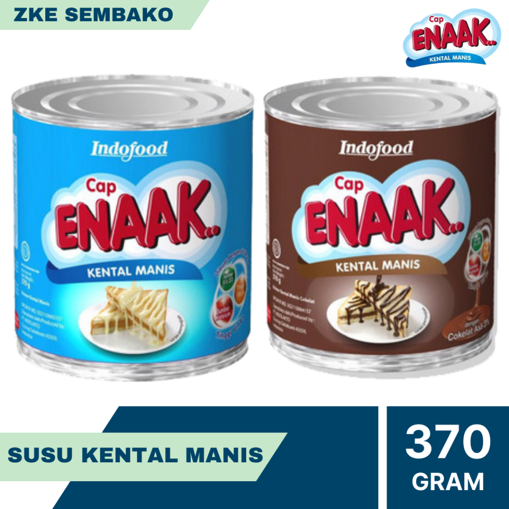 

Susu Kaleng Cap Enak Putih / Cokelat 370 Gram