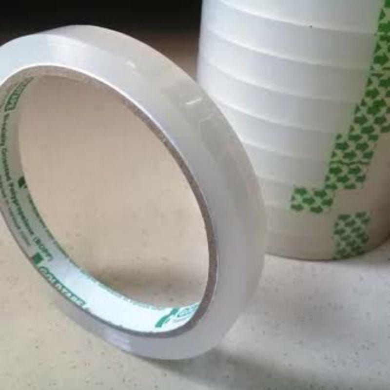 

[ PACK ISI 12 ] ISOLASI 12MM GOLDTAPE SHRINK / STATIONERY TAPE / CELLOTAPE