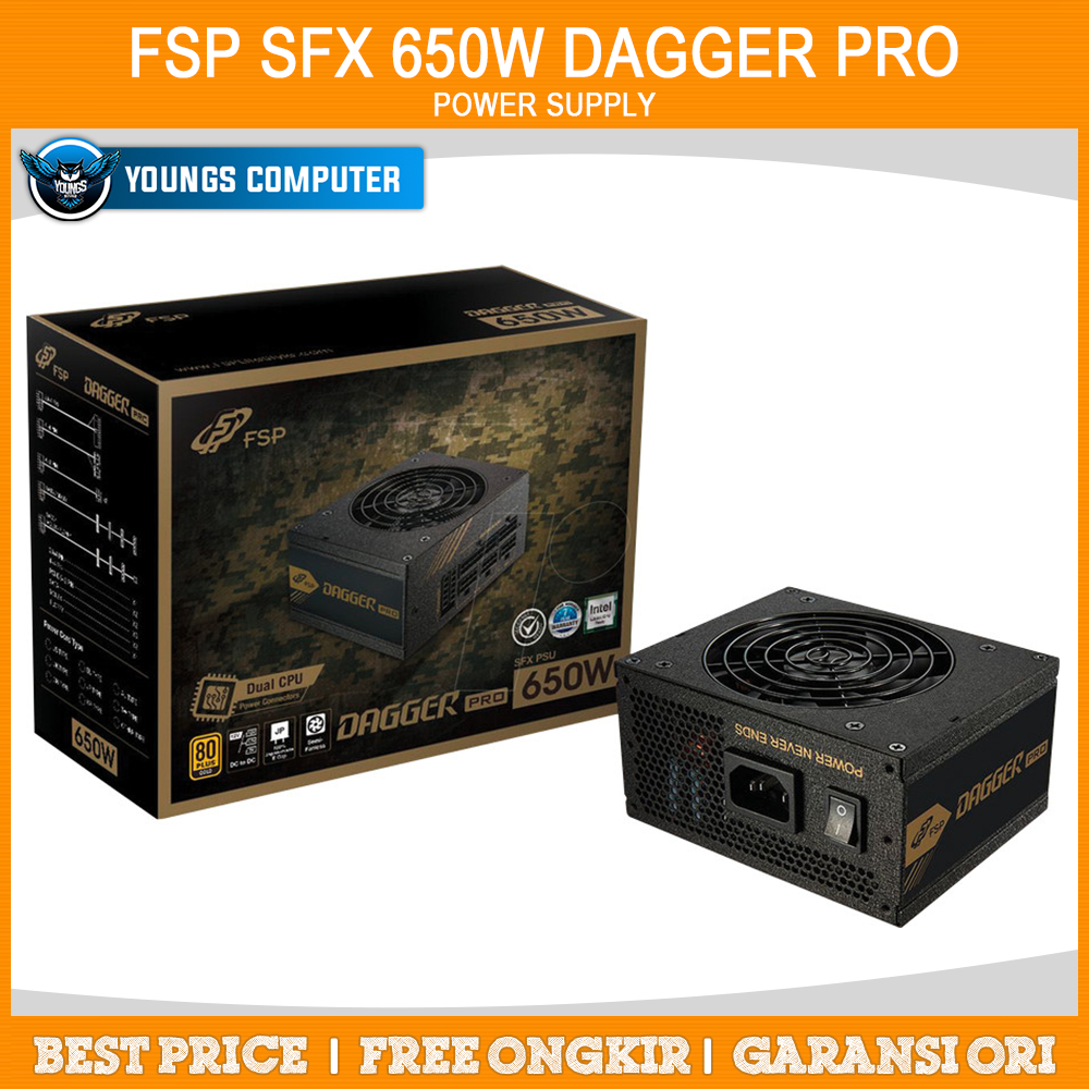 PSU FSP SFX 650W Dagger Pro 80+ Gold | Power Supply 650 Watt