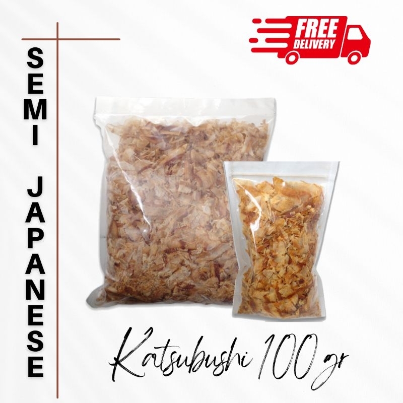 

katsuobushi 100 gr | serutan cakalang 100 gr toping takoyaki dan makanan jepang lainnya